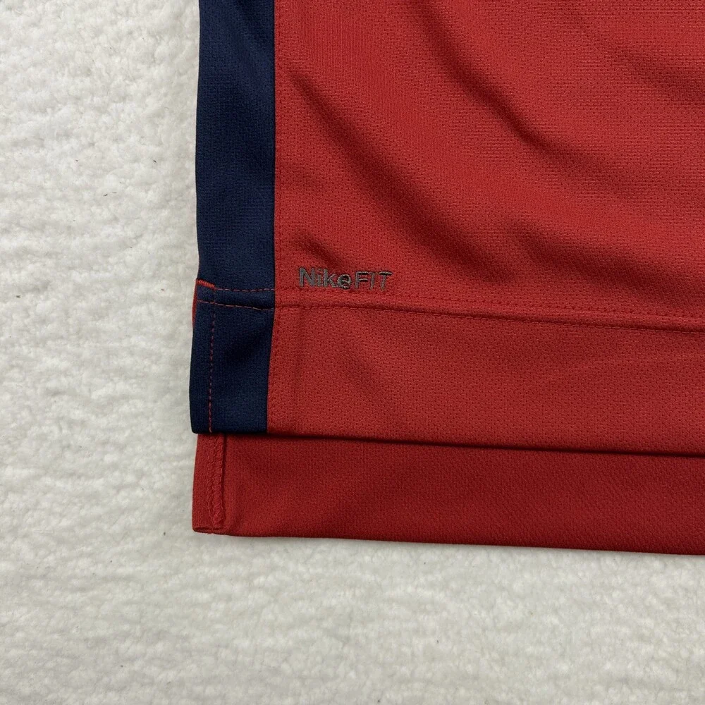 Nike St. Louis Cardinals Polo Shirt Mens Medium Red MLB Authentic Team Apparel